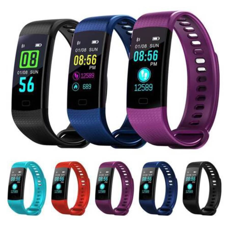 WEARABLES Wearables Y5 Smart Bracelet Fitness Tracker Black Eurostores.gr Το απόλυτο